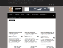 Tablet Screenshot of paleozonenutrition.com